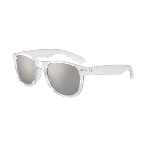 Picture of Clear Iconic Frame Mirror Lens Sunglasses