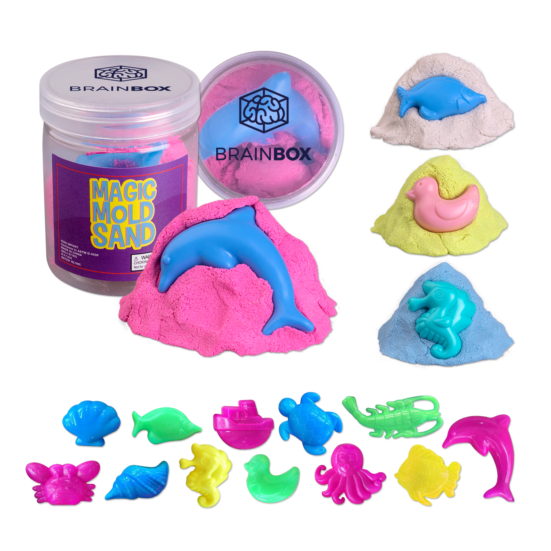 Picture of Magic Molding Cotton Sand w/Plastic Mold