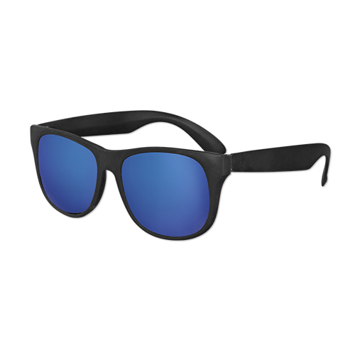 Picture of Classic Black Frame Mirror Lens Sunglasses