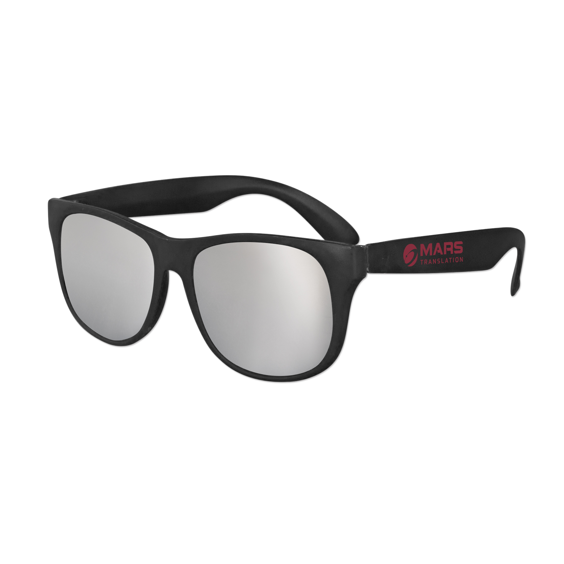 Picture of Classic Black Frame Mirror Lens Sunglasses