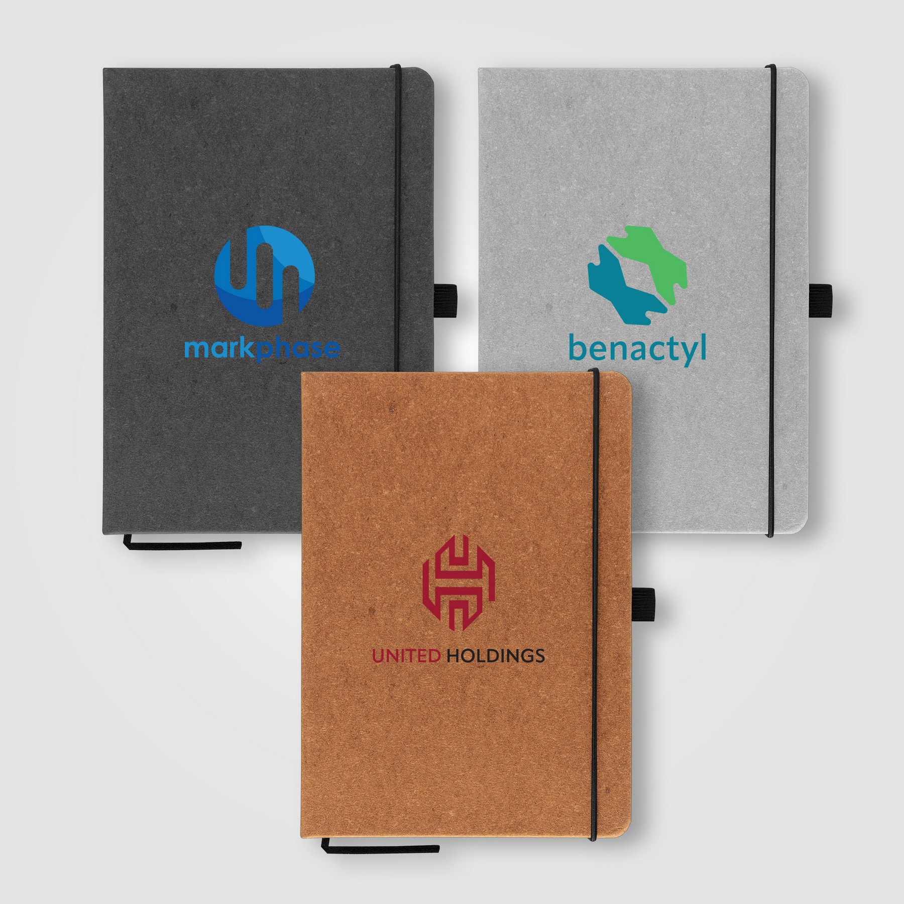 Picture of Carson 5.8" x 8.3" Recycled PU Leather Notebook