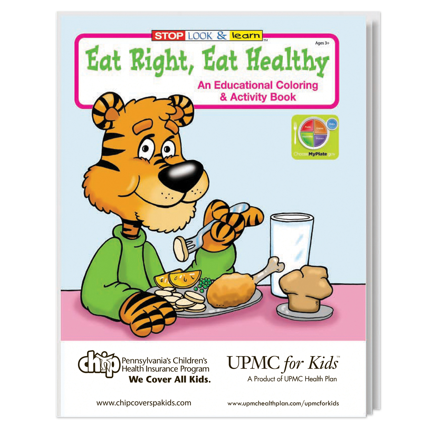Picture of Eat Right, Eat Healthy Coloring Book