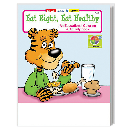 Picture of Eat Right, Eat Healthy Coloring Book