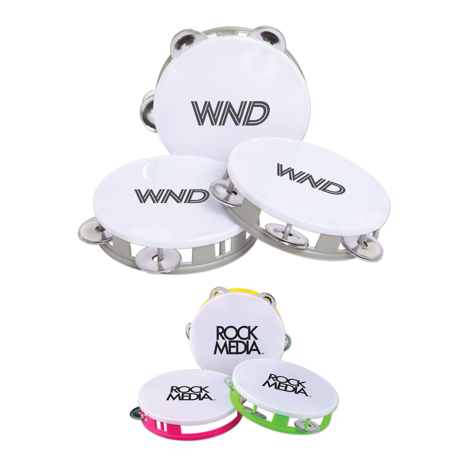Picture of White Top Tambourines