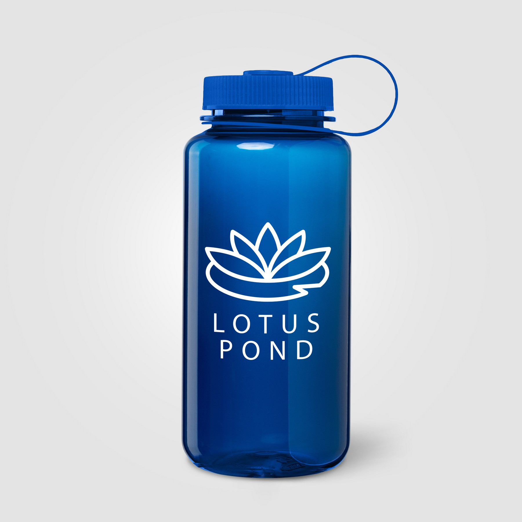 Picture of Otto rPET Tethered-Lid Sipper Sports Bottle - 30 oz.