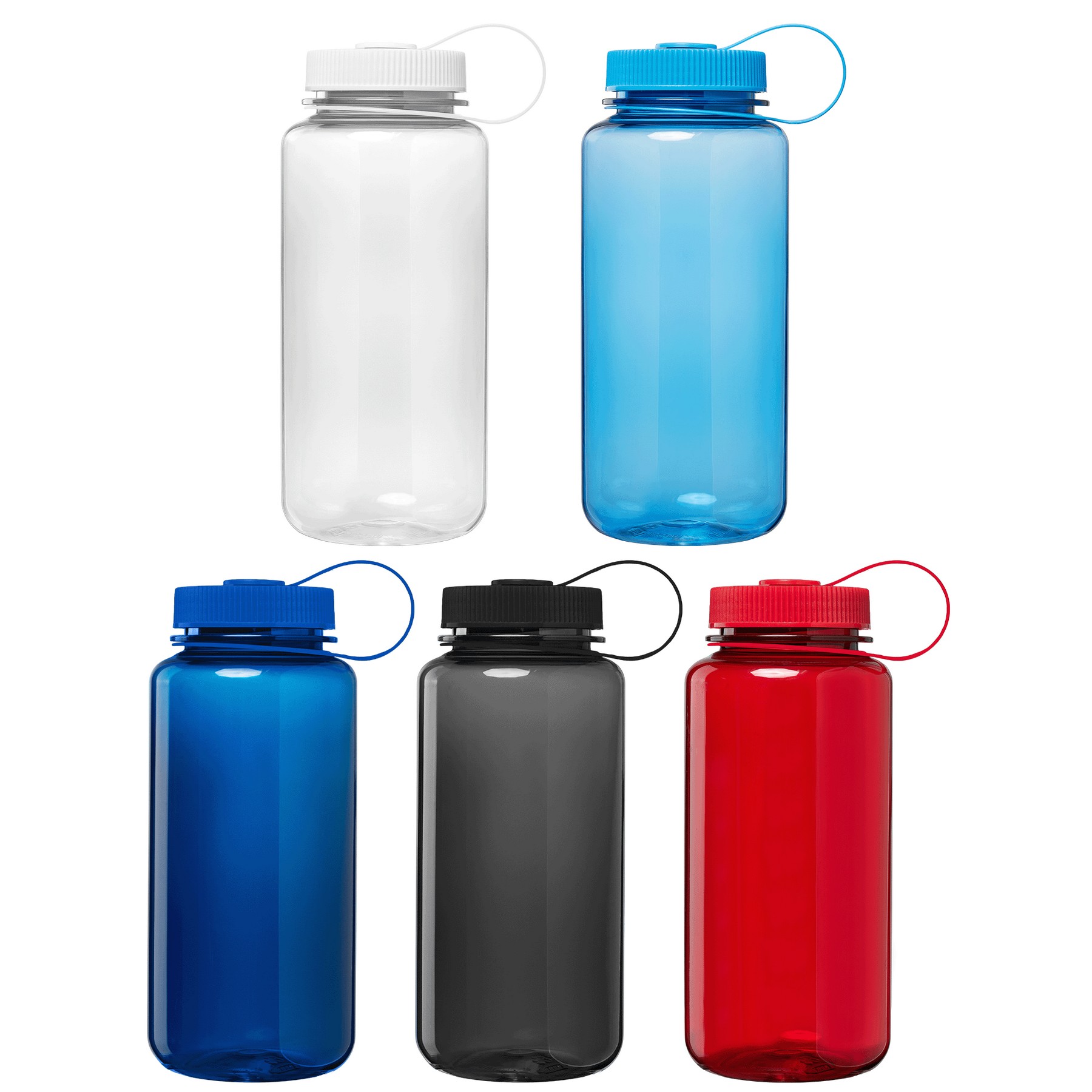 Picture of Otto rPET Tethered-Lid Sipper Sports Bottle - 30 oz.