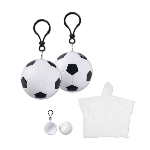 Picture of Soccer Rain Poncho in Ball Keychain