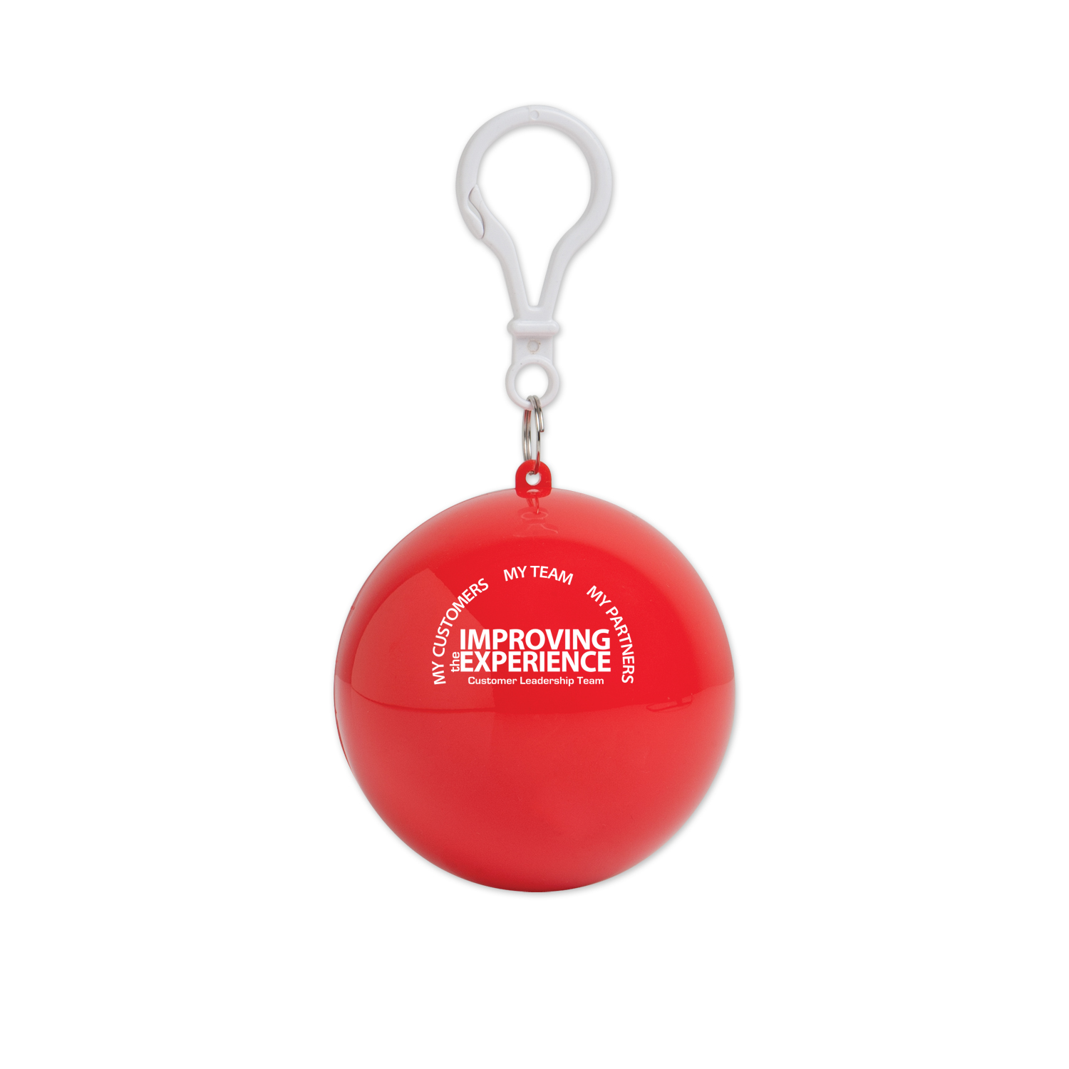 Picture of Rain Poncho in Ball Keychain