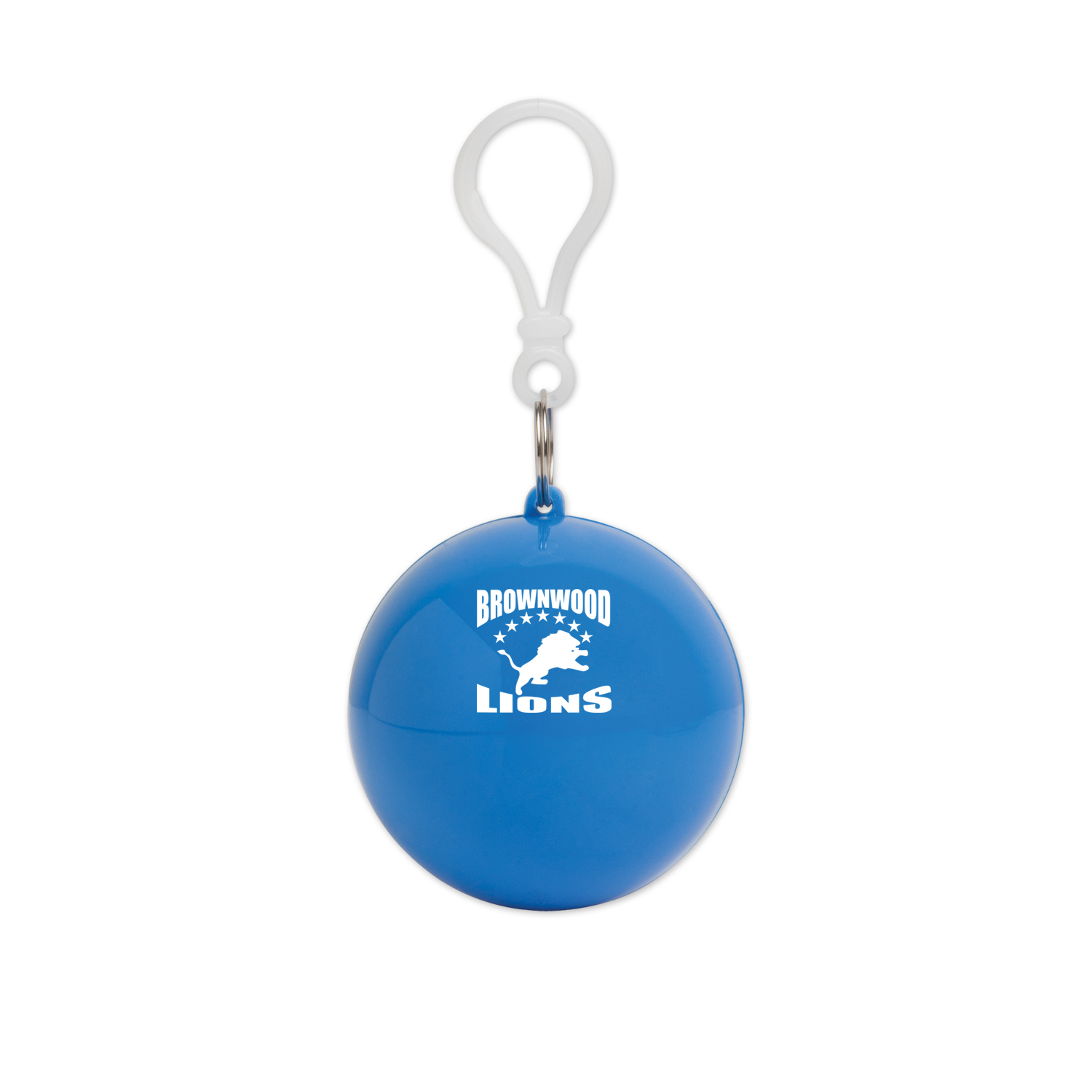 Picture of Rain Poncho in Ball Keychain