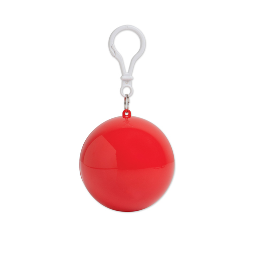 Picture of Rain Poncho in Ball Keychain