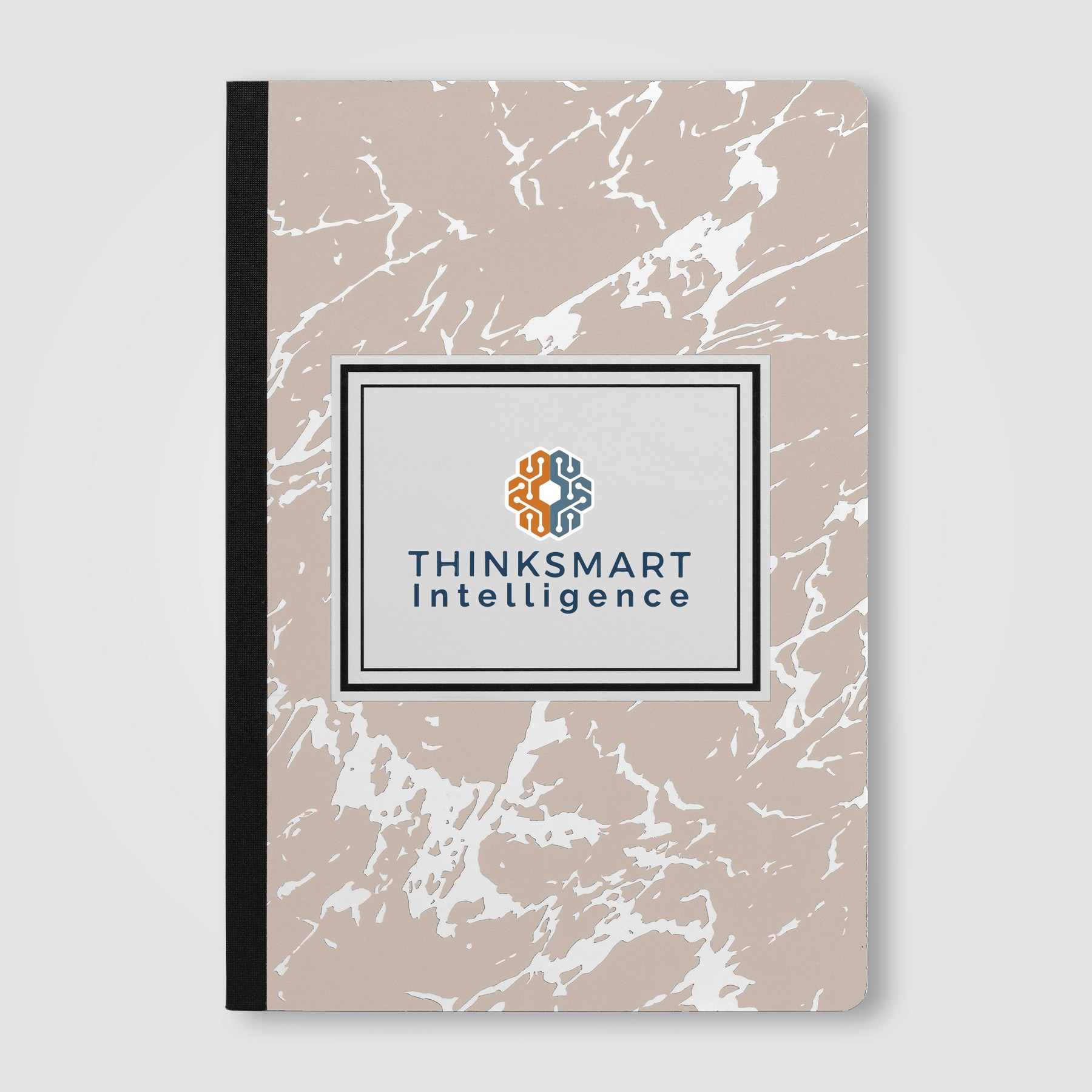 Picture of Slate FSC Paper Marble Hardcover Composition Notebook ? A5