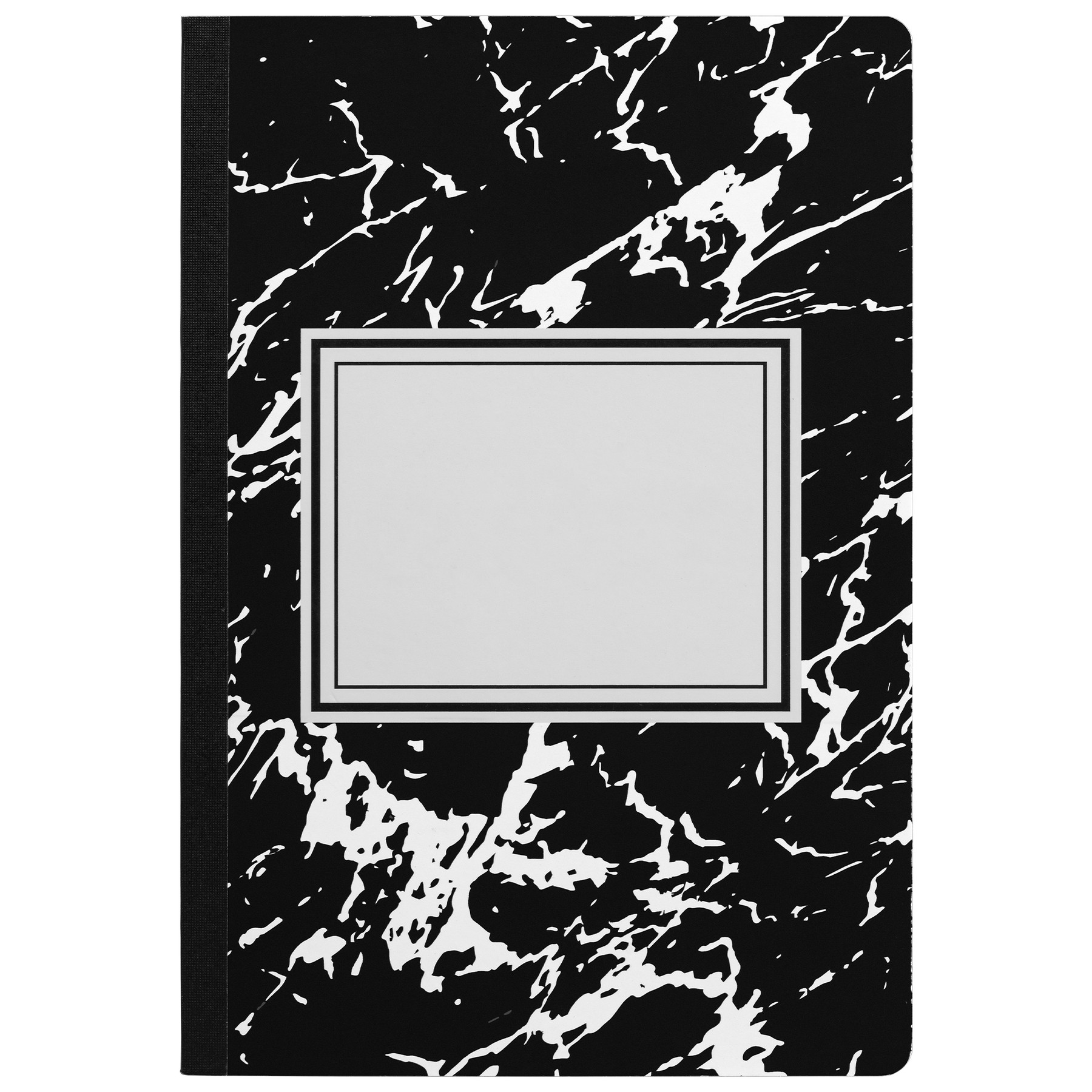 Picture of Slate FSC Paper Marble Hardcover Composition Notebook ? A5