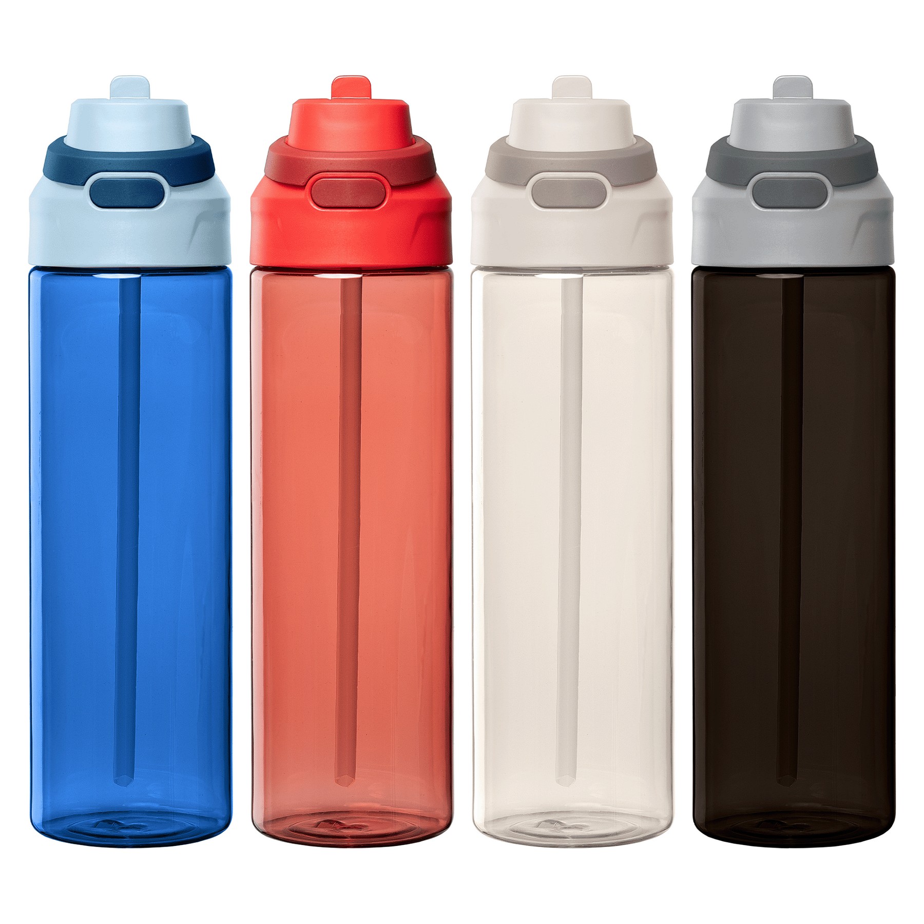 Picture of Lynk rPET Flip-Straw Single Wall Bottle - 28 oz.