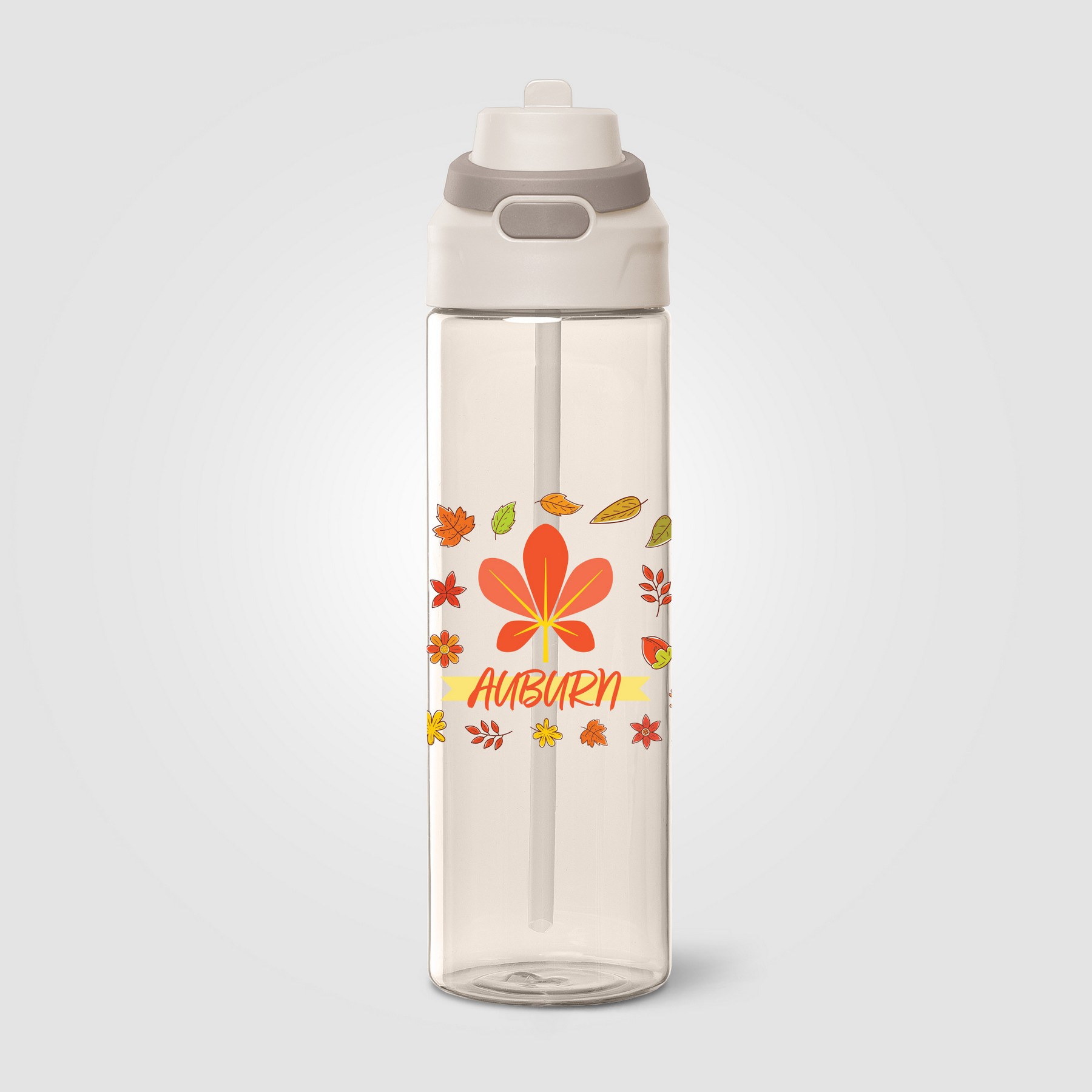 Picture of Lynk rPET Flip-Straw Single Wall Bottle - 28 oz.