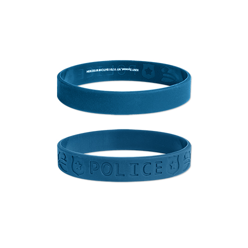 Picture of Police Safety Silicone Bracelets