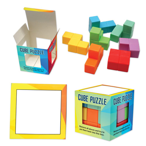 Picture of Multi Color Cube Puzzle