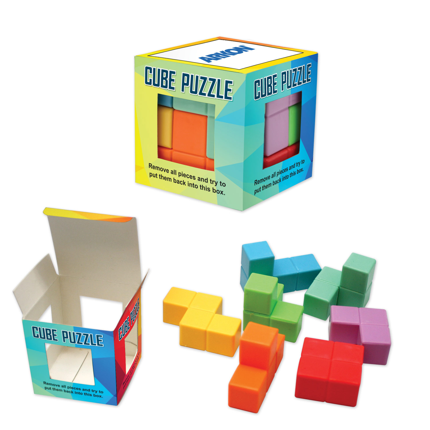 Picture of Multi Color Cube Puzzle