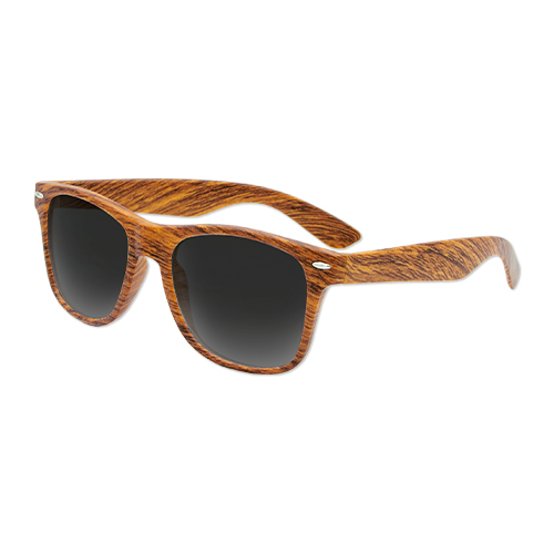 Picture of Polarized Iconic "Wood Grain" Sunglasses
