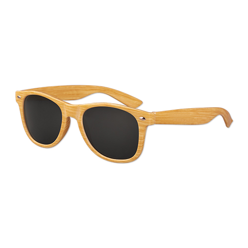 Picture of Polarized Iconic "Wood Grain" Sunglasses
