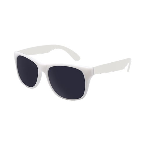 Picture of White Frame Classic Sunglasses