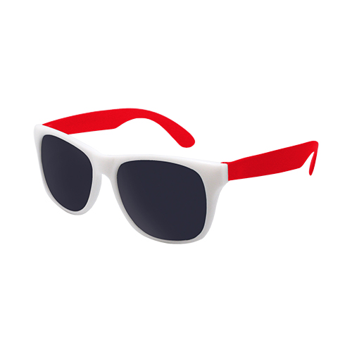 Picture of White Frame Classic Sunglasses