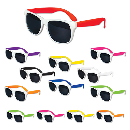 Picture of White Frame Classic Sunglasses