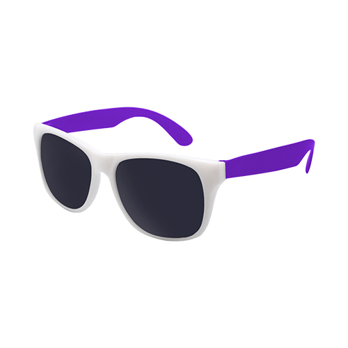 Picture of White Frame Classic Sunglasses