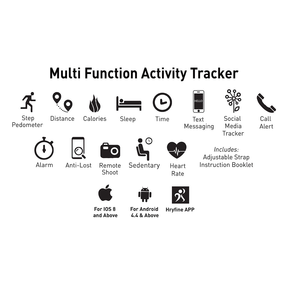 Picture of Activity Tracker Wristband 2.0