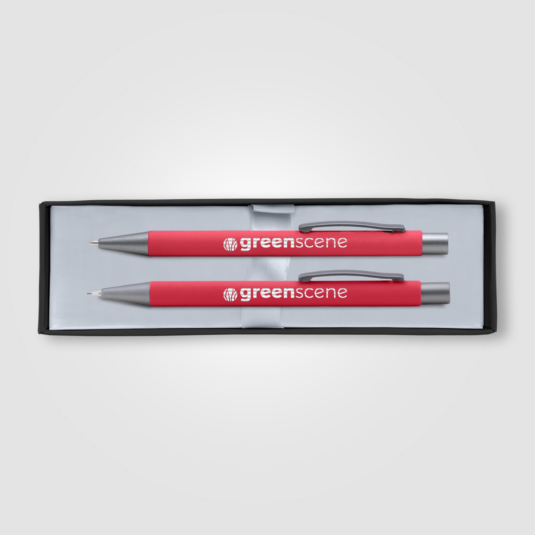 Picture of Bowie Pen & Pencil Gift Set - Laser