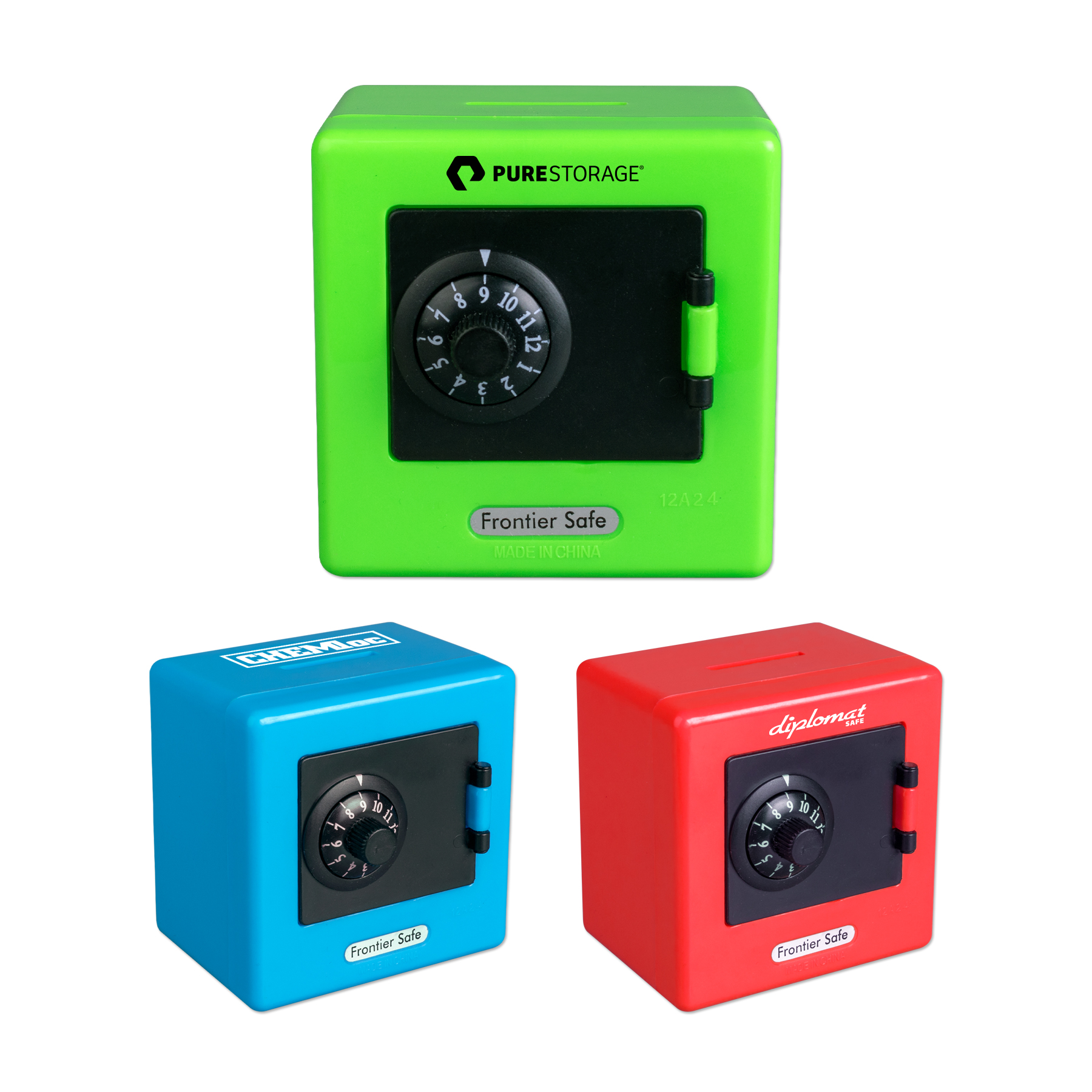 Picture of Plastic Combination Safe Bank