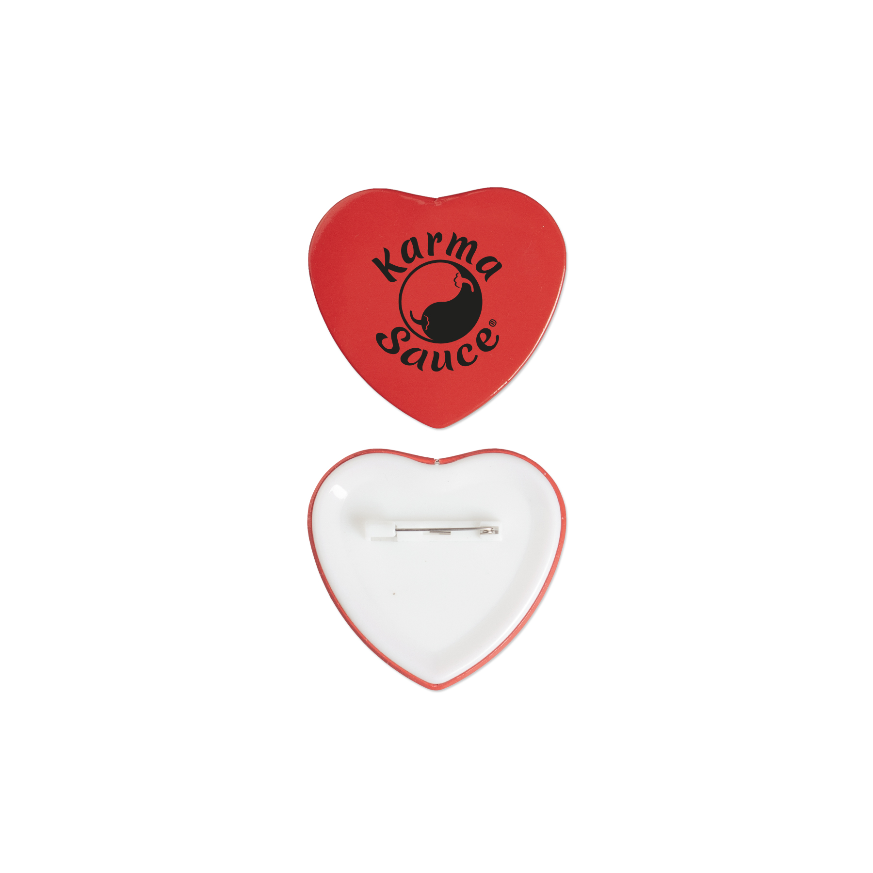 Picture of 2" Heart Button