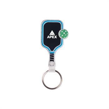 Picture of Pickleball Paddle & Ball Keychain
