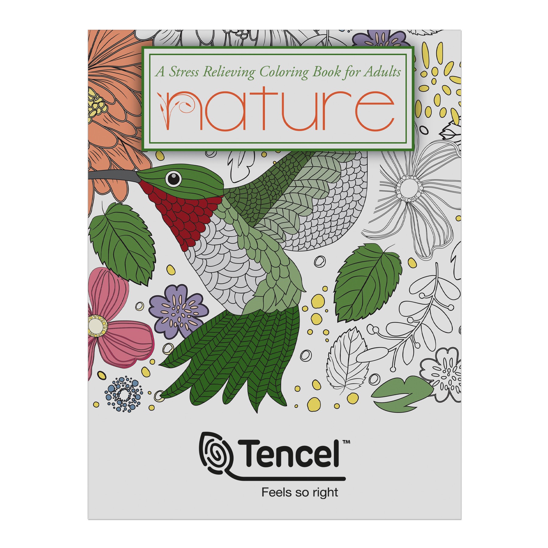 Picture of Nature Stress Relieving Coloring Book for Adults