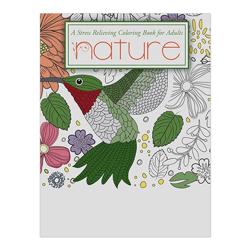 Picture of Nature Stress Relieving Coloring Book for Adults