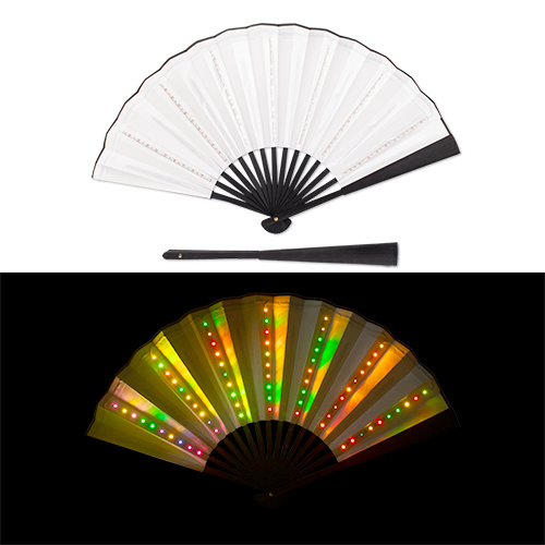 Picture of Light-Up Foldout Hand Fan