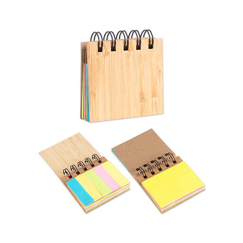 Picture of Bamboo Pocket Sticky Notebook
