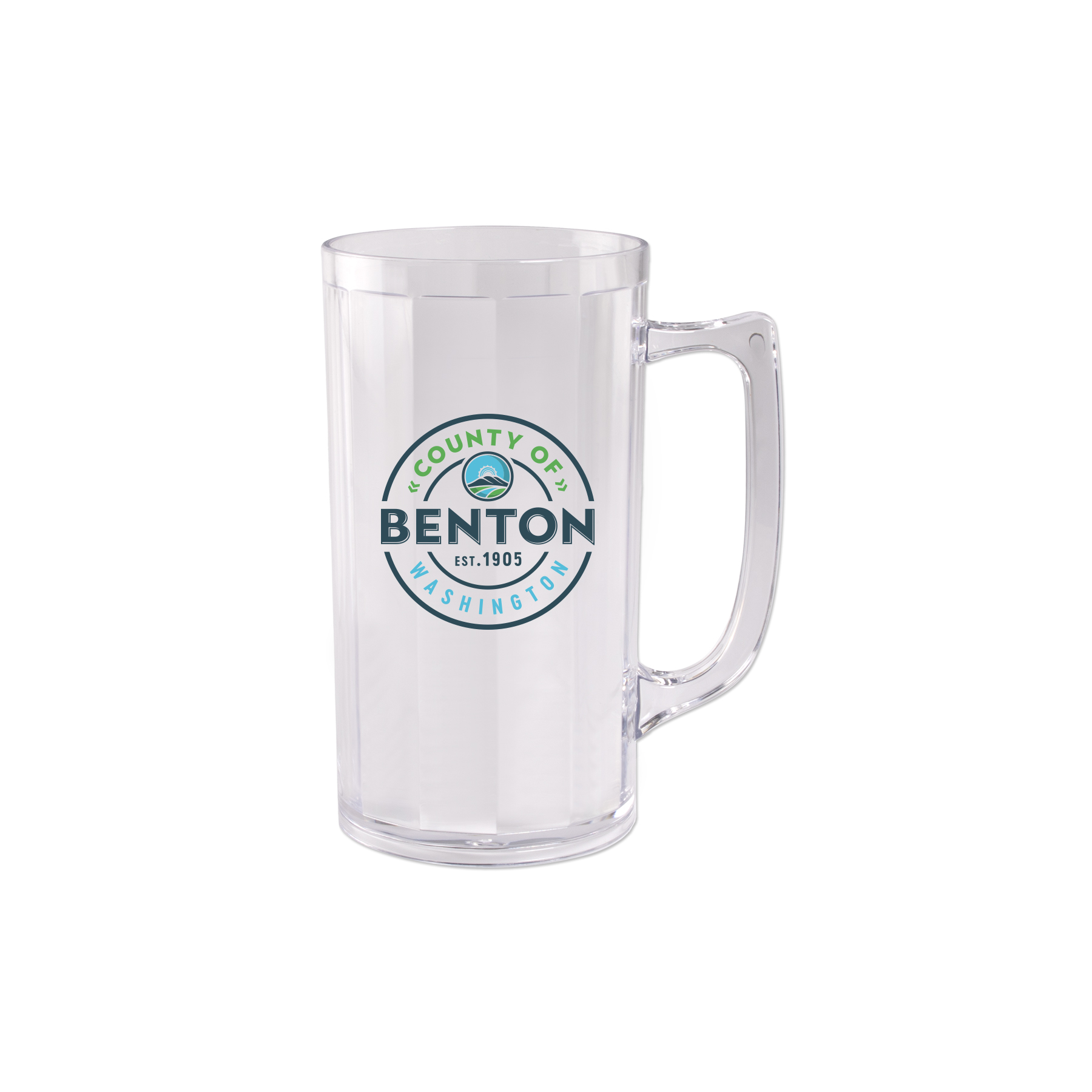 Picture of 5 Oz. Plastic Fluted Beer Mug Sampler w/Handle