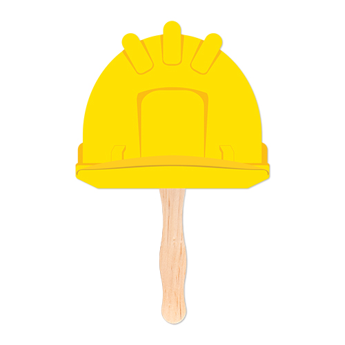 Picture of Hard Hat Shaped Hand Fan