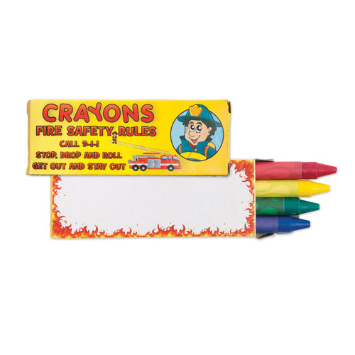 Picture of 4 Pack Fire Safety Crayons