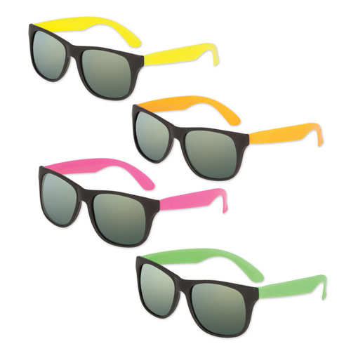 Picture of Classic Neon Sunglasses w/Mirrored Lenses