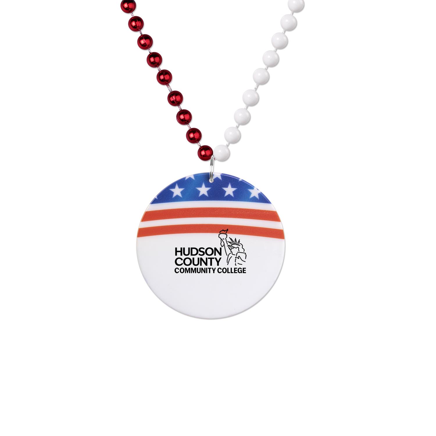 Picture of Patriotic Medallion Beads