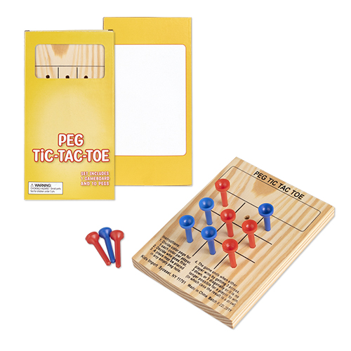 Picture of Wooden Tic-Tac-Toe Peg Game