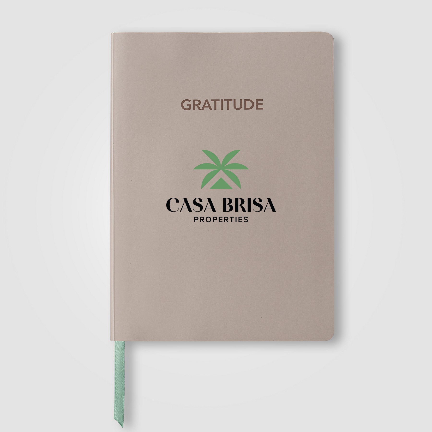 Picture of Gaia FSC Paper Ribbon Marker Gratitude Journal - A5