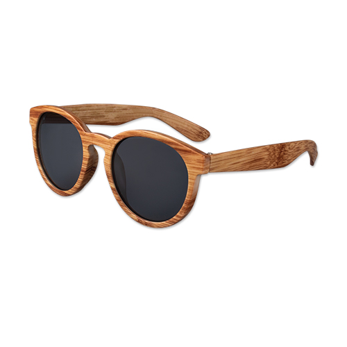 Picture of Round Lens "Wood Grain" Sunglasses