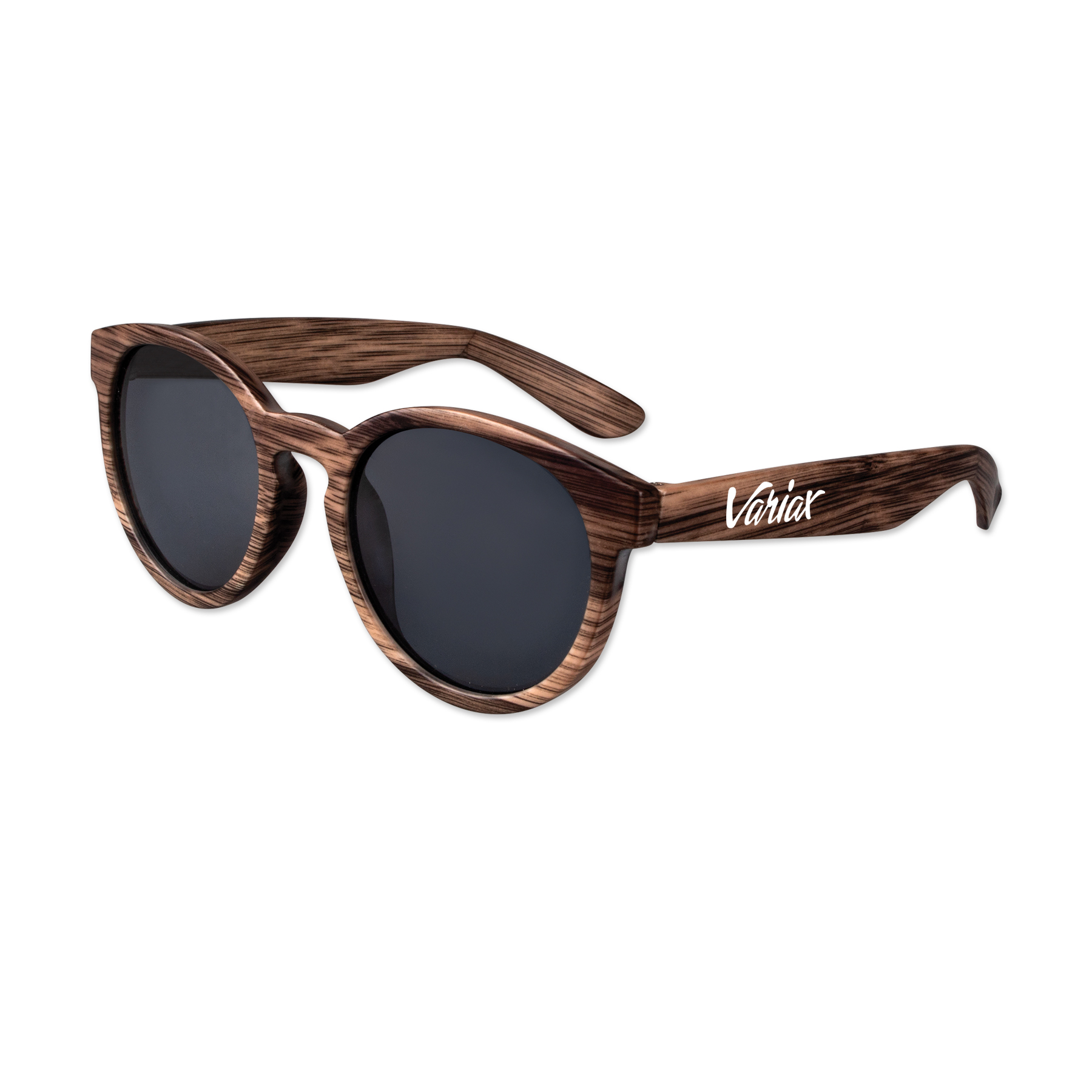 Picture of Round Lens "Wood Grain" Sunglasses