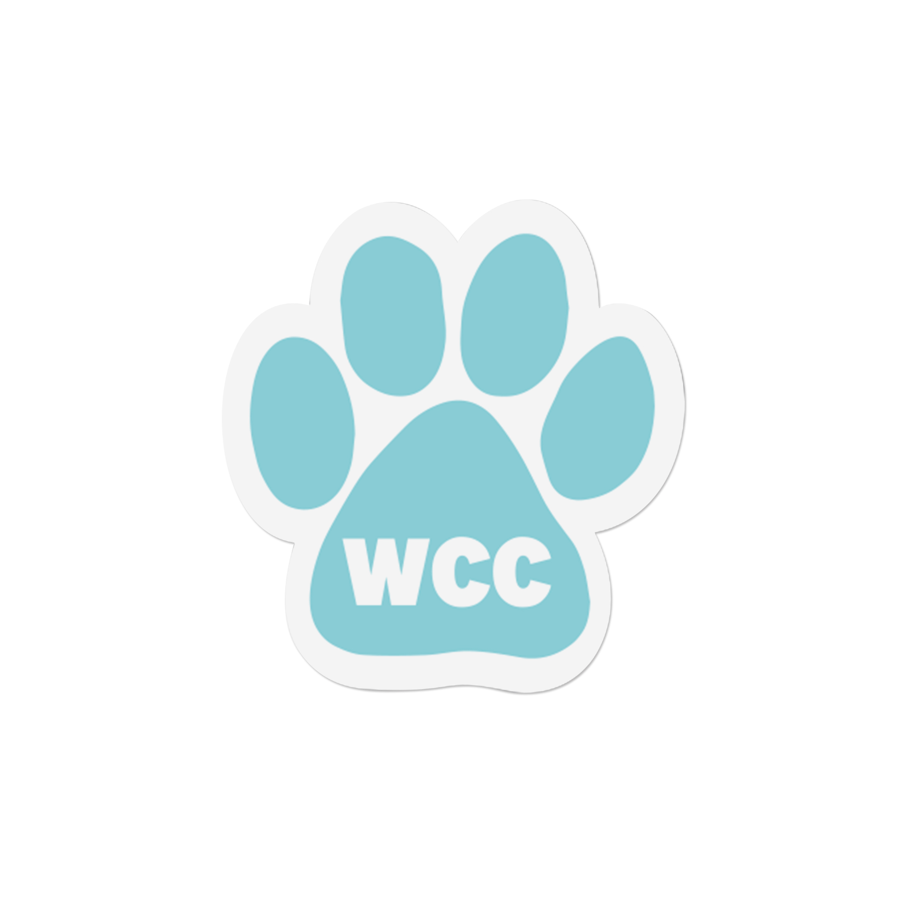 Picture of Paw Print Shaped Car Magnet