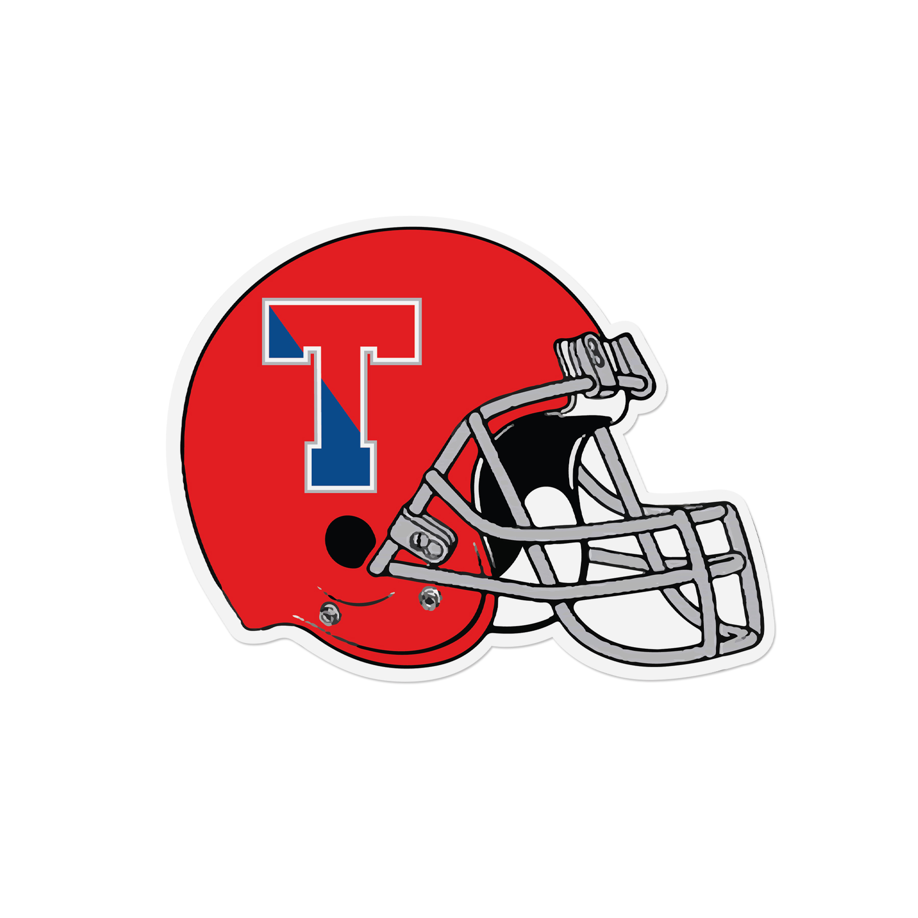 Picture of Football Helmet Car Magnet