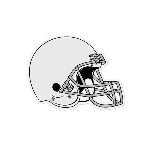Picture of Football Helmet Car Magnet