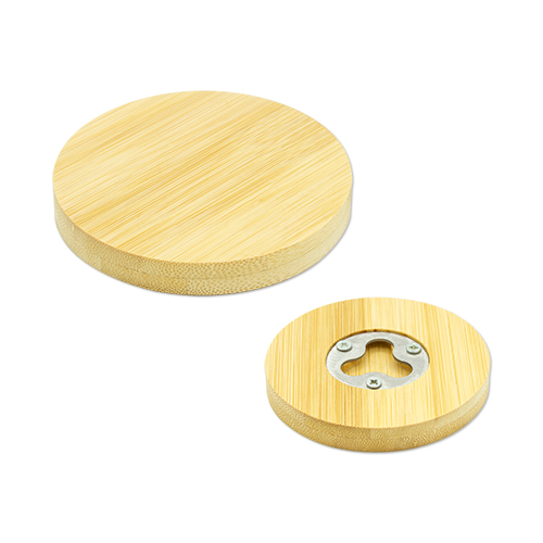 Picture of Bamboo Coaster Bottle Opener