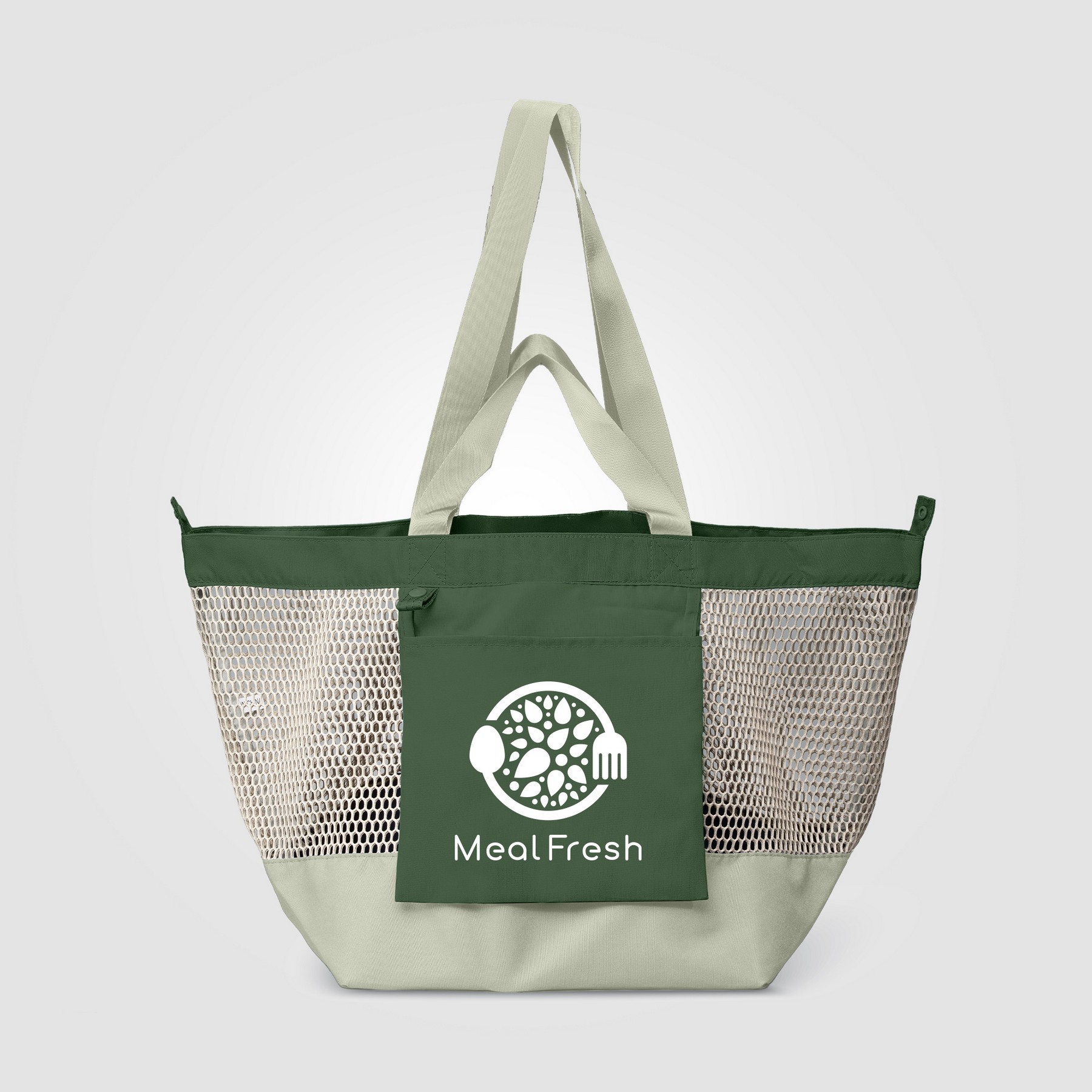 Picture of Neri Recycled Mesh Foldable Tote Bag - 45L